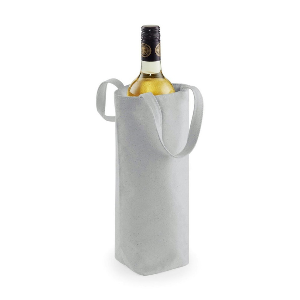 image 1 of Westford Mill Cotton Bag - Light Grey - One Size