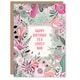 image 1 of Elegant Modern Boho Wildflowers Pink Flowers Nan Birthday Card