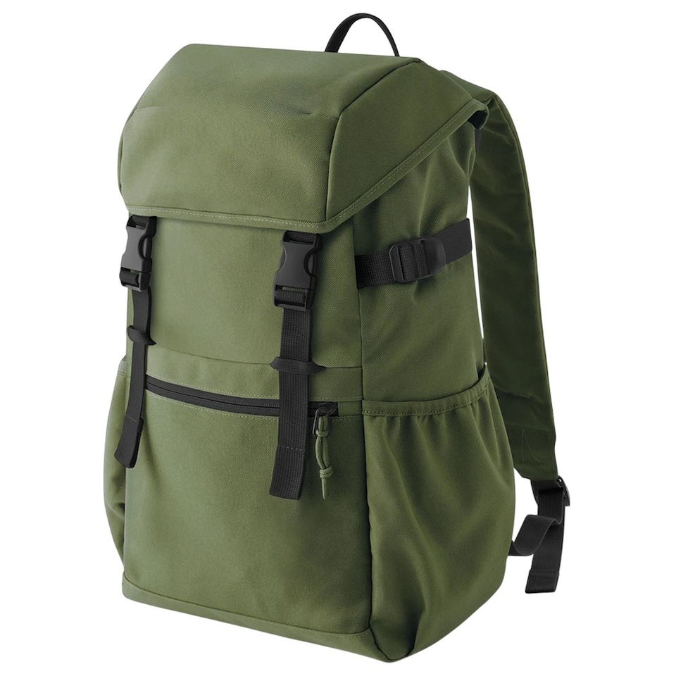 image 1 of Bagbase Ramble Polyester 18L Backpack | Green | Moss | One Size | 1