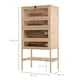 image 7 of PawHut Hamster Cage Wooden Mouse Rodent Small Pet Animals Tall 5-Tier Play