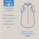 image 4 of SwaddleMe Pod 2 in 1 Tumbling Tulips