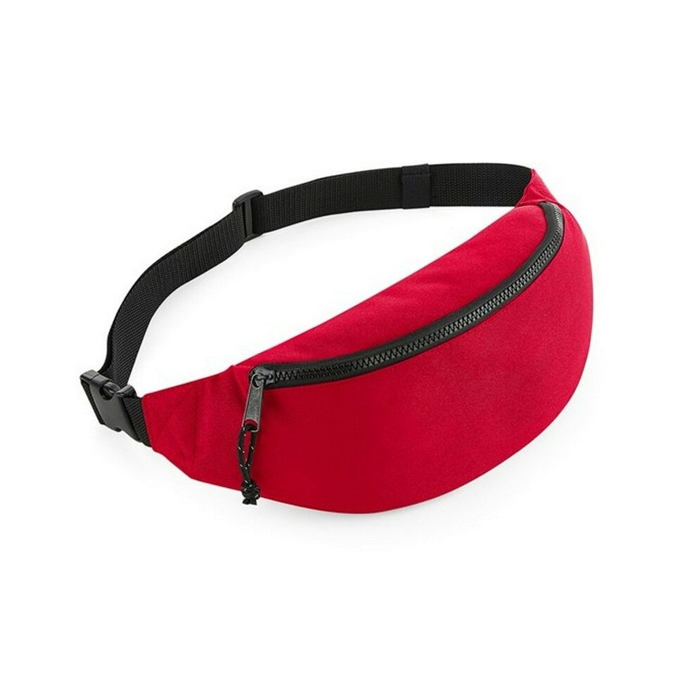 Bagbase Recycled Waist Bag - Red - One Size Red