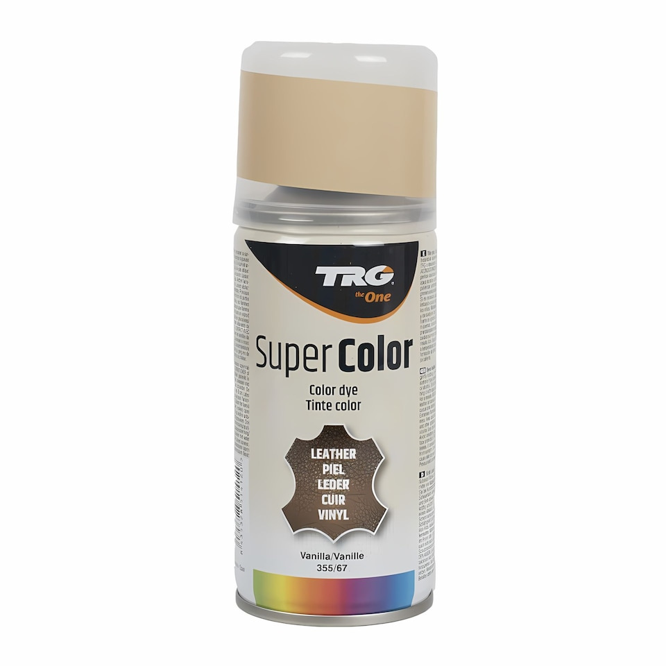 image 1 of TRG Super Colour Aerosol Paint - Leather and Vinyl Recolouring 150ml | Cream | Vanilla