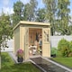 image 1 of San Jose 275-Log Cabin, Wooden Garden Room, Timber Summerhouse, Home Office - L295 x W313.9 x H210.9 cm Brown