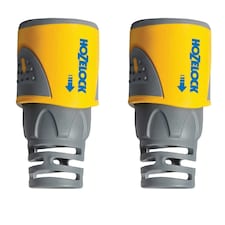 Hozelock Hose End Connector (2 Pack) - Yellow - One Size