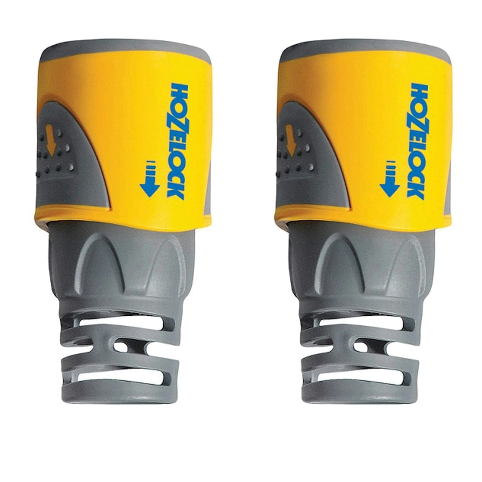 image 1 of Hozelock Hose End Connector (2 Pack) - Yellow - One Size