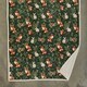 image 6 of Woodland Wildlife Forest Animal Flannel Throw with Sherpa Back – 140x180cm Red | Wine