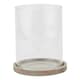 image 3 of Hill Interiors Large Hurricane Lantern - Brown - One Size