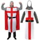 image 1 of Medieval Crusader St George Costume | Red | XL