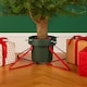 image 2 of Neo Christmas Tree Stand for Real Trees up to 8ft Extra Large Heavy Duty Metal Base | Green | Green And Red