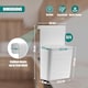 image 6 of GEEZY Over Door Hanging Storage Organizer Basket for Kitchen Bathroom Pantry Cupboard