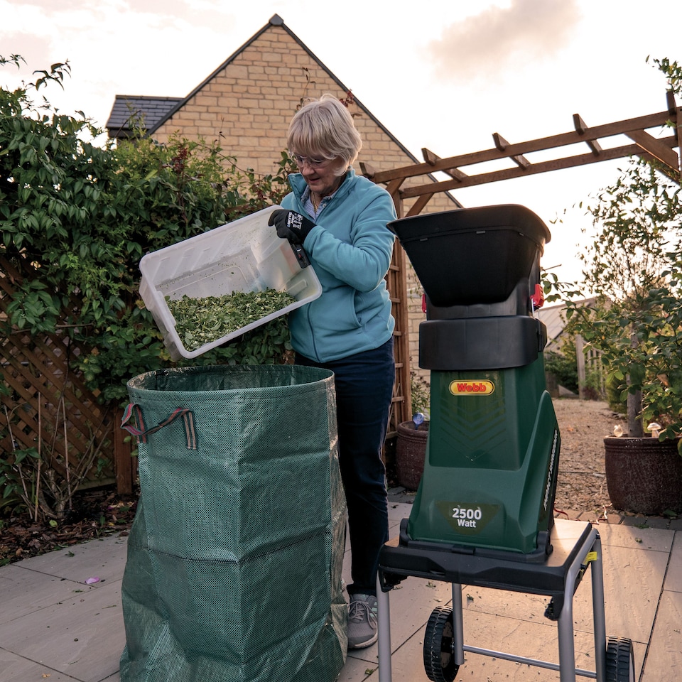 image 1 of Webb 2500W Electric Impact Shredder with Collection Box