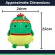 image 6 of Cactus Native American Soft Toy Cute Plushie Huggable Cuddly 25cm Green