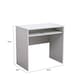image 1 of Computer Desk PC Laptop Table Home Office Study Workstation | White