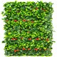 image 3 of Primrose Extendable Artificial Flower Outdoor Screening Trellis Red 1m x 2m