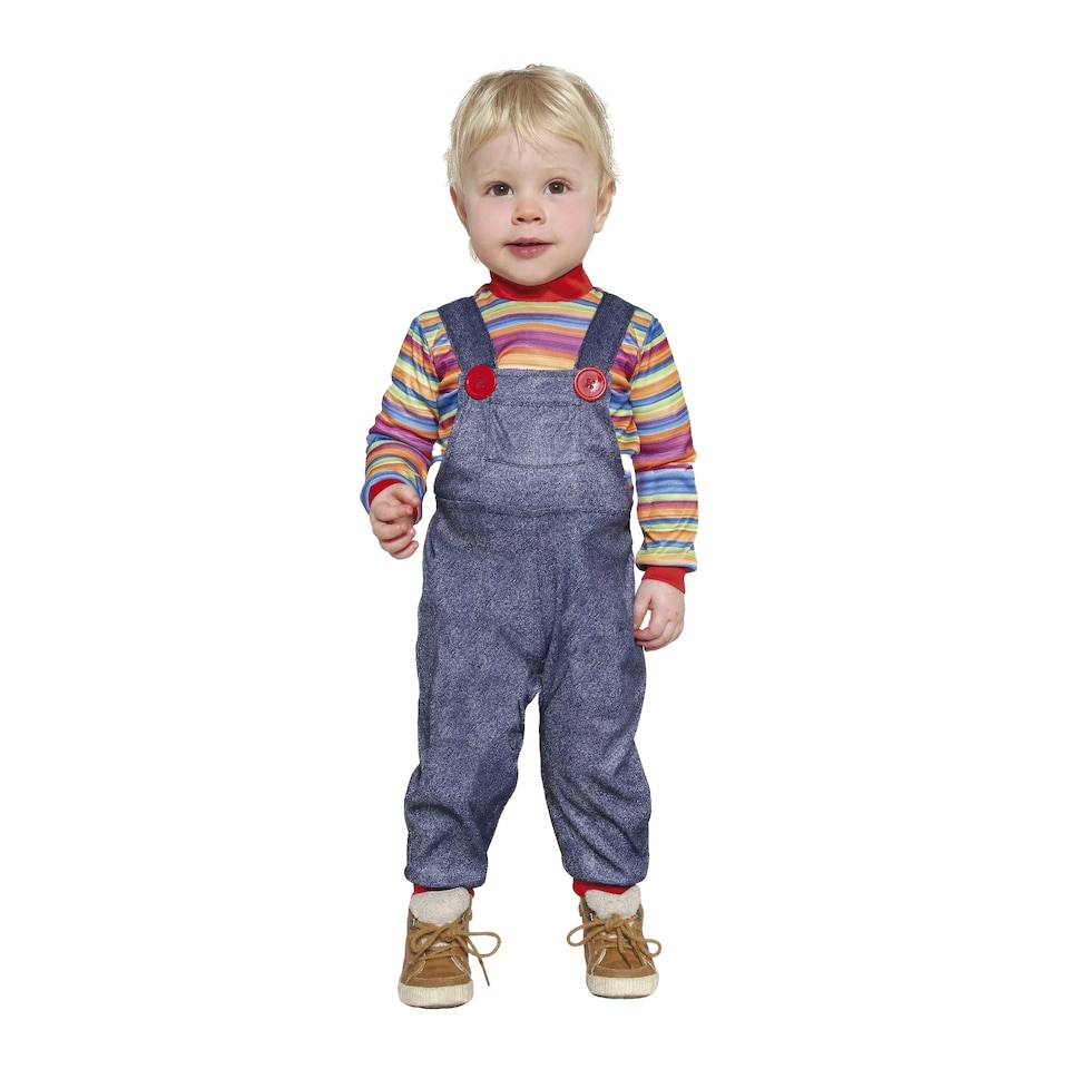 image 1 of Fiestas Guirca Baby Bad Doll Costume Set | Blue | Blue/Multicoloured | 2-3 years | 1