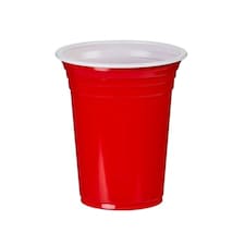 Red American Plastic Party Solo Cups 450ml - Pack of 50