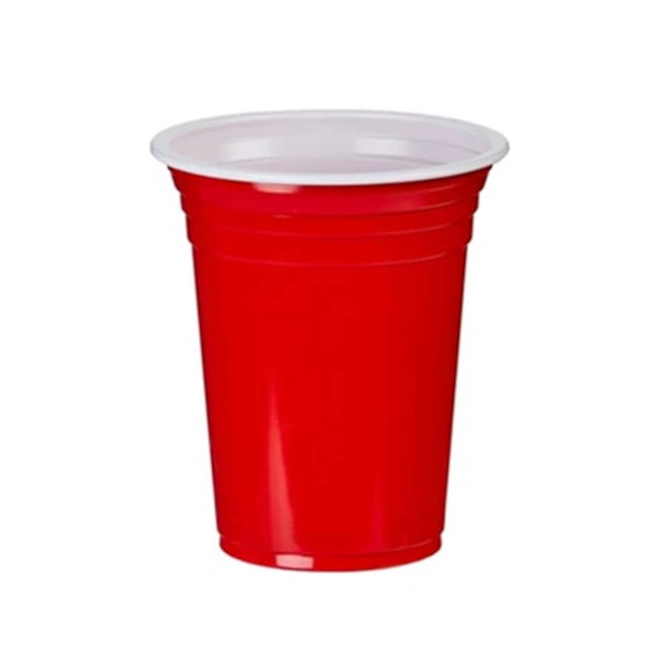 Red American Plastic Party Solo Cups 450ml - Pack of 50