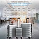 image 9 of Flight Knight 29" Extra Large Suitcase – 20kg Capacity Hard Shell Check-In Luggage with 4 Wheels  100+ Airlines Approved: Ryanair, EasyJet, Jet2, Wizz Air, BA Orange | Orange/Black | Large