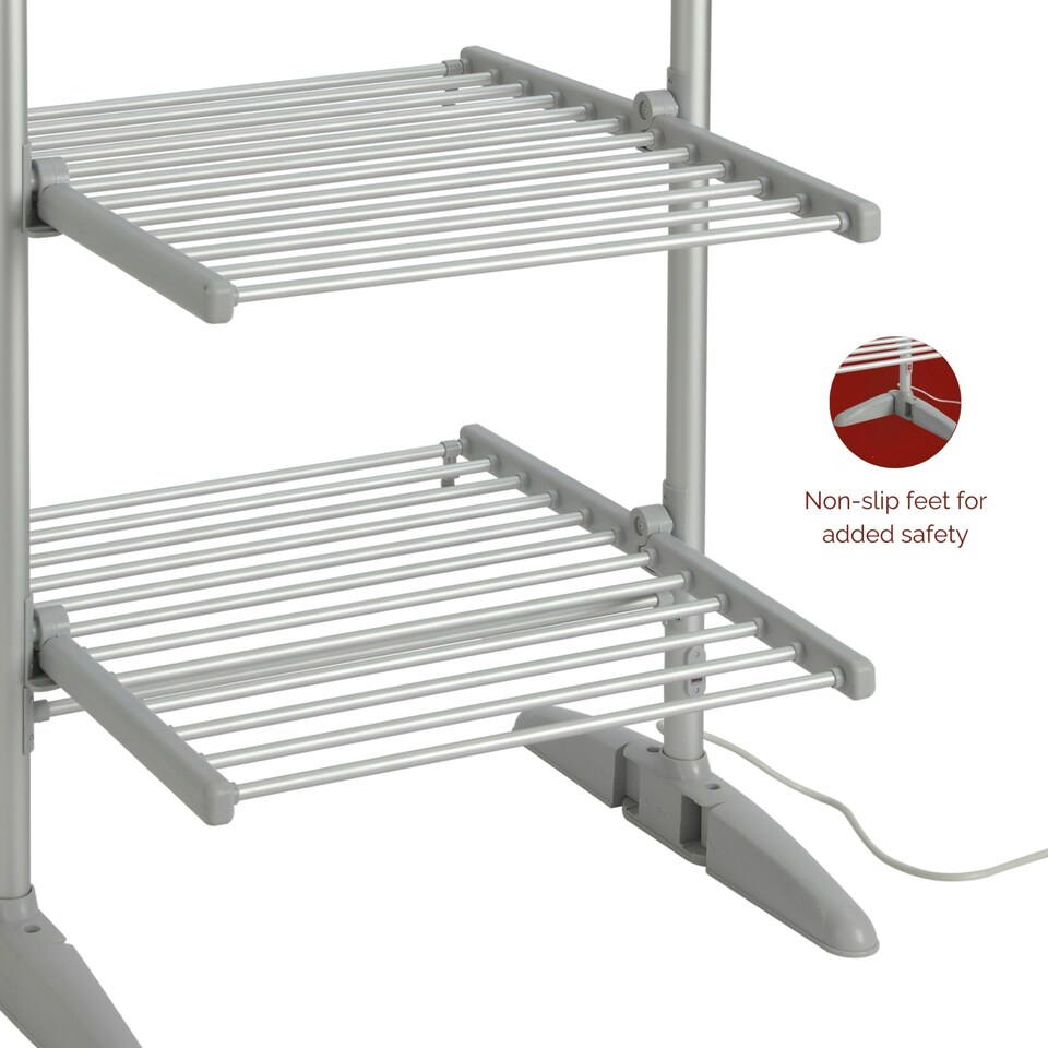 image 1 of Rediffusion 3 Tier Heated Clothes Airer