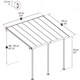 image 2 of Patio Cover Olympia 3 x 4.25 Clear - Polycarbonate - L425 x W300 x H305 cm - White White