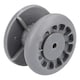 image 8 of SPARES2GO Guide Support Rail Basket Wheel for Logik Dishwasher LDW45 LDW60 LID45 LID60