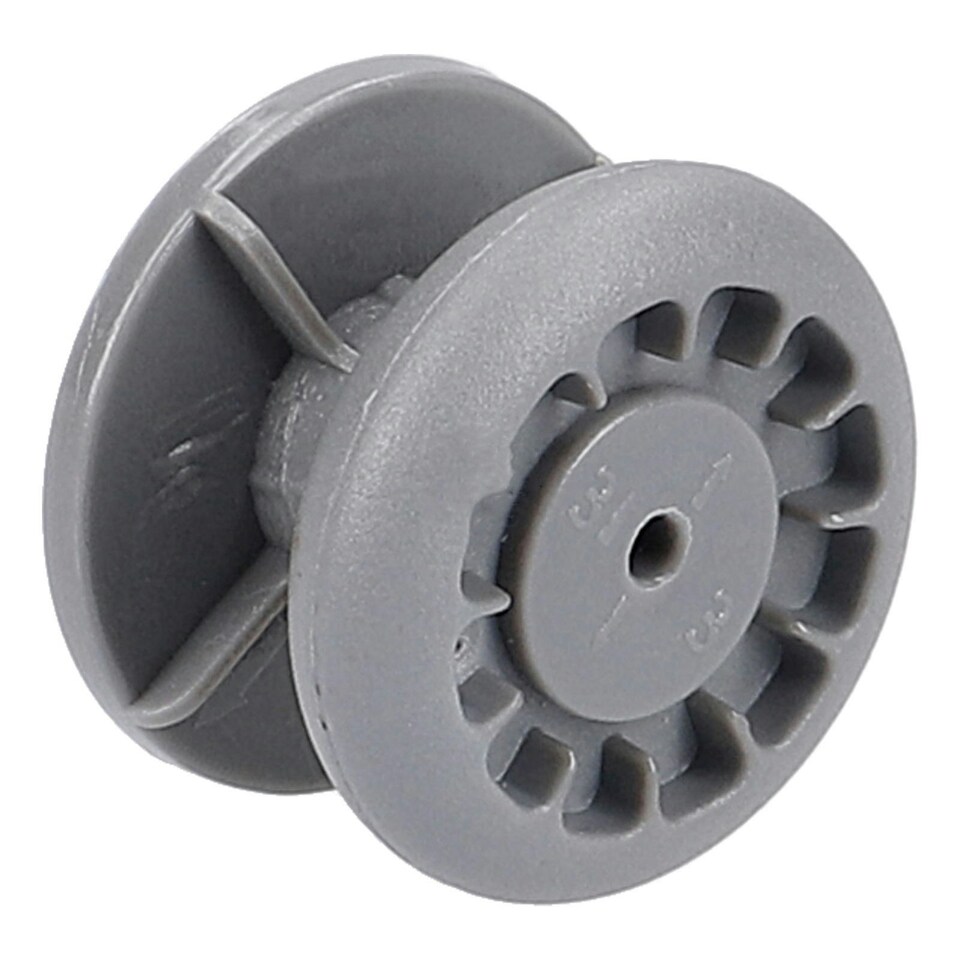 image 1 of SPARES2GO Guide Support Rail Basket Wheel for Logik Dishwasher LDW45 LDW60 LID45 LID60