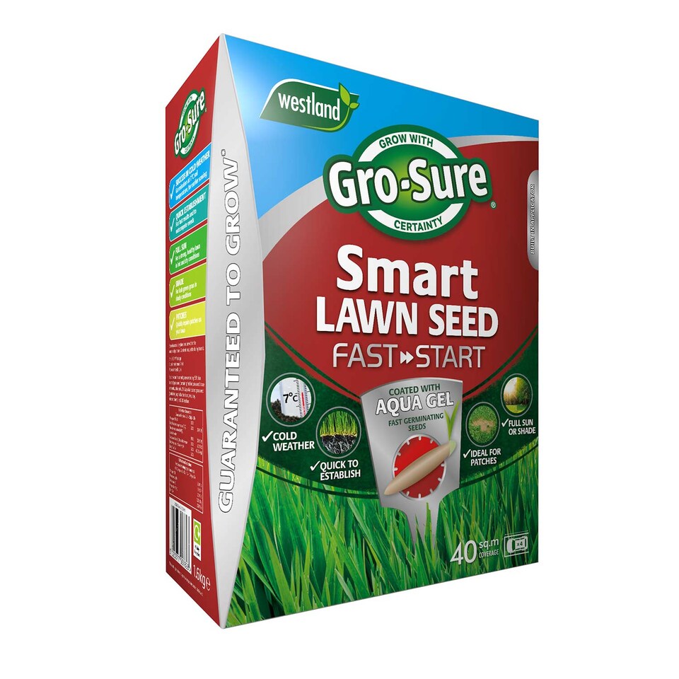 image 1 of GroSure Smart Lawn Seed Fast Start  Aqua Gel Coated, Germinates 40sqm