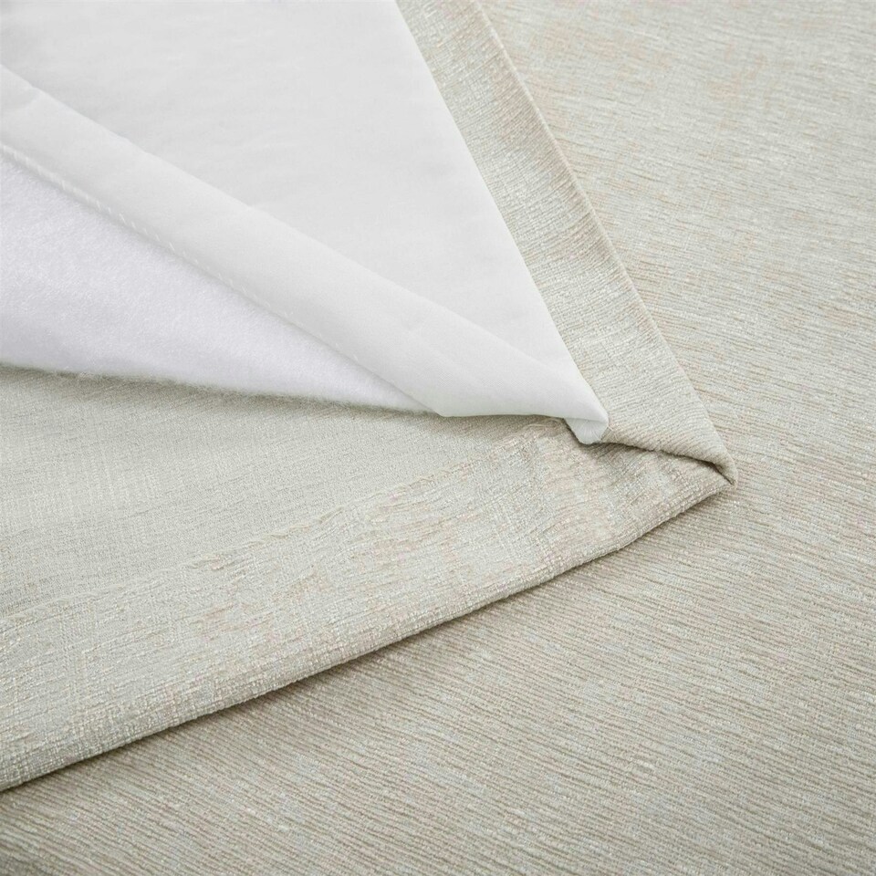 image 1 of Sundour Amberley Eyelet Curtains Beige 90x72" Cream