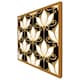 image 4 of Black& gold floral pattern (Picture Frame) Black | XL