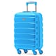 image 1 of 55x35x20cm Carry On Cabin Hard Shell Suitcase - 100+ Airlines Approved Including EasyJet (Paid), British Airways, Ryanair (Priority), TUI Blue | Turquoise | Cabin Bag