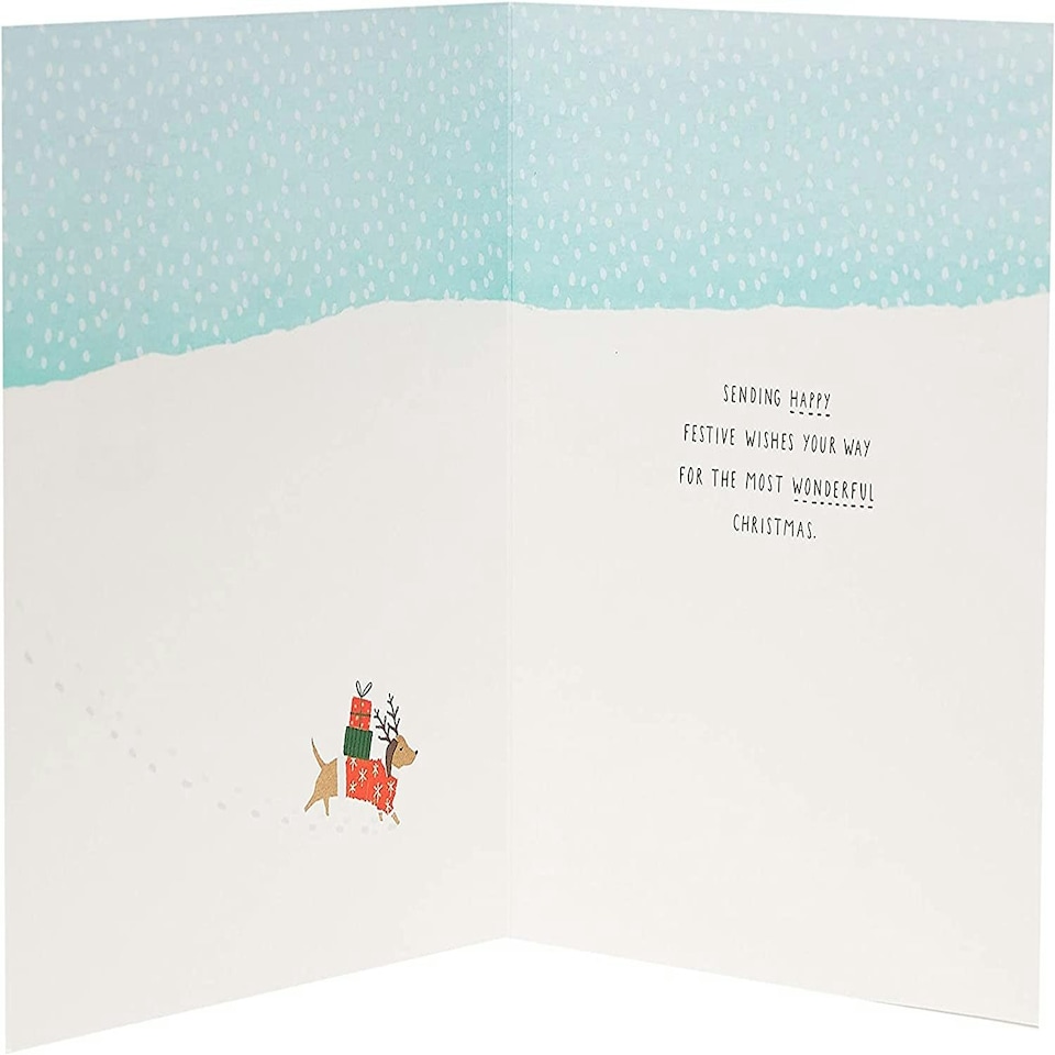 image 1 of Snow Dogs Design Across the Miles Christmas Card