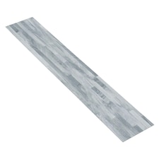 Living and Home PVC Realistic Wood Effect Flooring Plank 36 Pcs - Grey | Grey