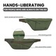 image 3 of CabinZero Bum Bag 2L, Anti-Theft RFID Blocking Travel Hip Pack | Green | Georgian Khaki