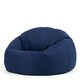 image 1 of icon Classic Indoor Outdoor Bean Bag Navy Blue Bean Bag Chair Blue