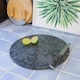 image 6 of Argon Tableware Round Marble Chopping Board - 30cm - Black | Black | Black