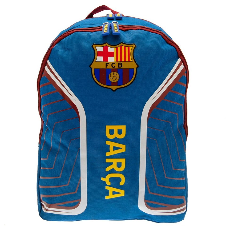 image 1 of FC Barcelona Crest Backpack - Blue/Maroon - One Size