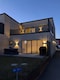image 4 of Nordlux Rold Outdoor Wall Light Black Metal Sensor Intergrated LED  Weatherproof - Mains Powered, IP54 | Black | Black