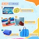 image 8 of Outsunny Bouncy Castle with Slide Basket Trampoline Monster Design 2.5x1.8x1.75m