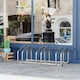 image 2 of HOMCOM Bike Parking Rack Bicycle Locking Storage Stand for 3 Cycling