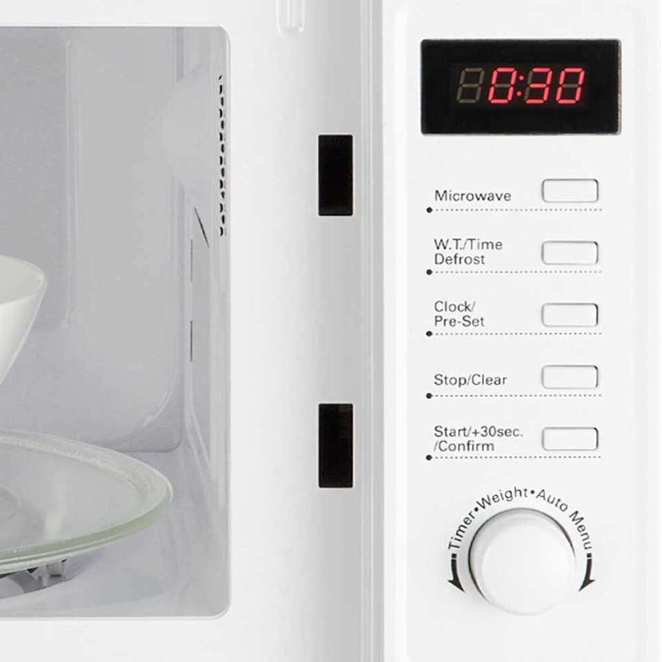 image 1 of Cookology 800W Microwave 20L Digital Freestanding - CFSDI20LWH White