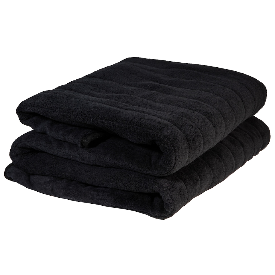 image 1 of Russell Hobbs RHHT1004BLA Electric Blanket Black Heated Throw Microfleece