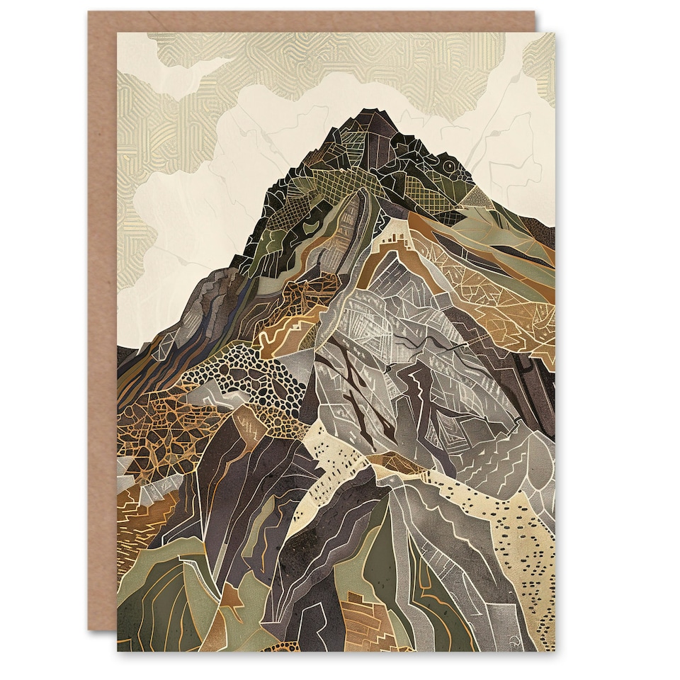 image 1 of Tryfan North Ridge Mountain Snowdonia Wales Hill Climber Card