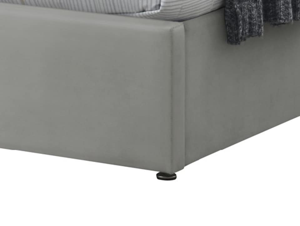 image 1 of Sareer 4FT6 Divan Base - Grey | Grey | Double