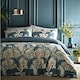 image 5 of Portfolio Home Savannah Safari Elephants Soft Easy Care Bed Linen Bedding Duvet Cover Quilt Set With Pillow Case Blue | Double
