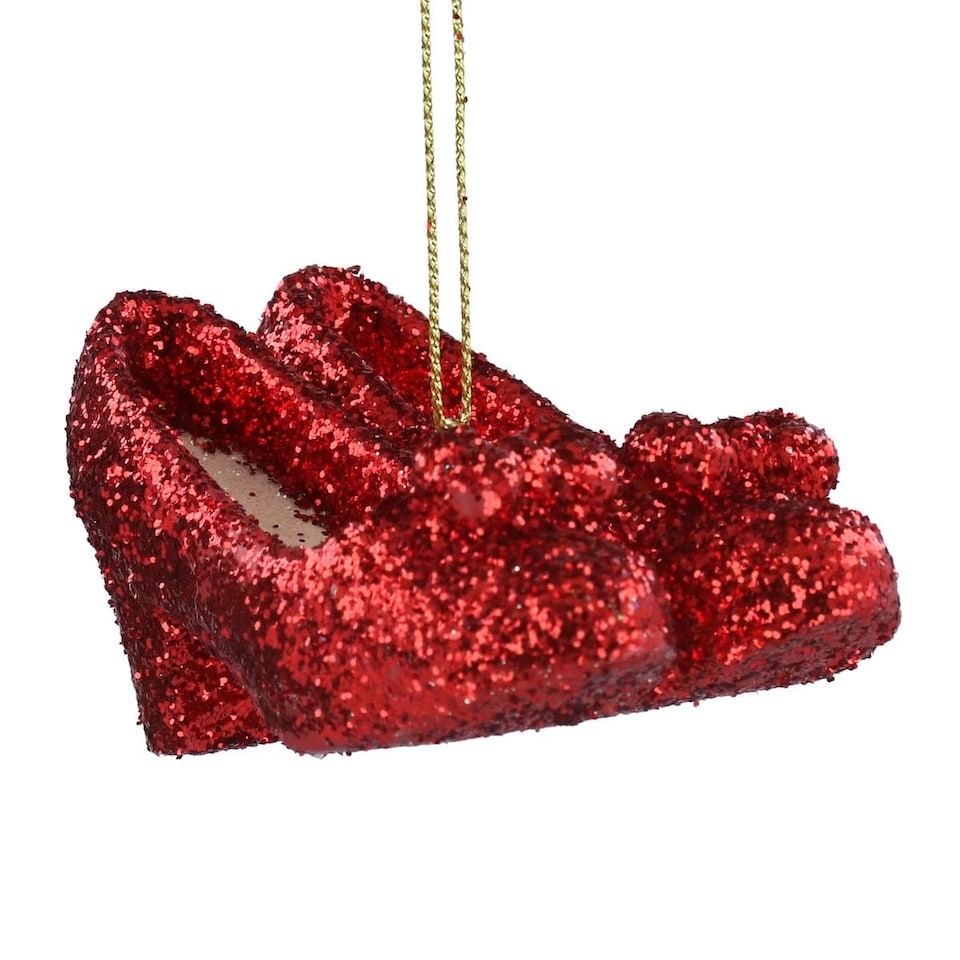 Ruby Slippers Diy Gisela Graham Wizard of Oz Red Ruby Slippers Christmas Tree Decoration ...
