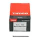image 3 of Timco - Drywall Timber Stud Plasterboard Screws - PH - Bugle - Coarse Thread - Grey (Size 4.8 x 100 - 500 Pieces)