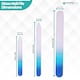 image 2 of Turquoise Glass Nail File Set, Gel & Acrylic Nails - 3pcs