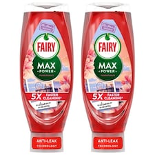 Fairy Max Power 730ml Washing Up Liquid Mrs Hinch's Midsummer Memories | Red | 2 - Red | 1460ml | 2