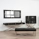 image 2 of Kensington Townhouse Hair On Hide 3 Drawer Console Table Black